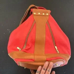 Valentina | Bags | Valentina Italian Leather Backpack Euc  display picture 1